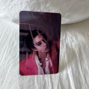 Stray Kids Bang Chan pink lenticular photocard